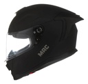 Casco Moto Integral Mac Ff956 Ozono + Visor Oscuro Rpm Negro Solid Mate M