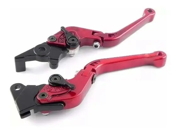Manija Freno Embrague Retráctiles Xr 250 Falcon Tornado Roja