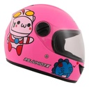 Casco Moto Integral Para Niños Hawk Rsjuniorx Rpm Rosa Winnie Hu Brillante L