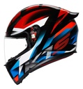 Casco Moto Integral Agv K1 S Alerón Integrado Rpm Negro/azul/rojo Brillante Fastlap Brillante M