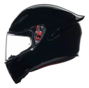Casco Moto Integral Agv K1 S Alerón Integrado Rpm Negro Solid Brillante Xxl