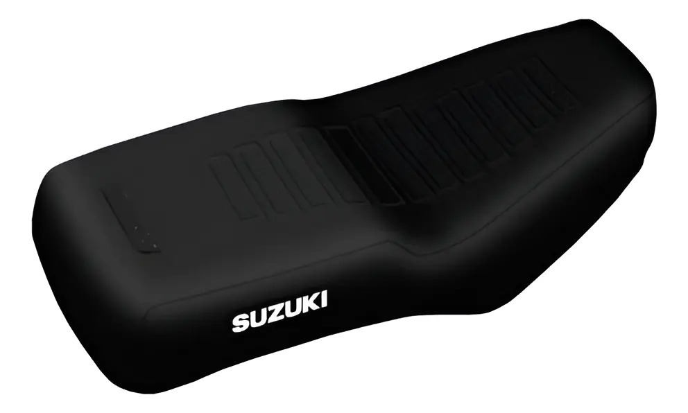 Funda De Asiento Suzuki Gn 125 Tc4 Antideslizante Negro Liso