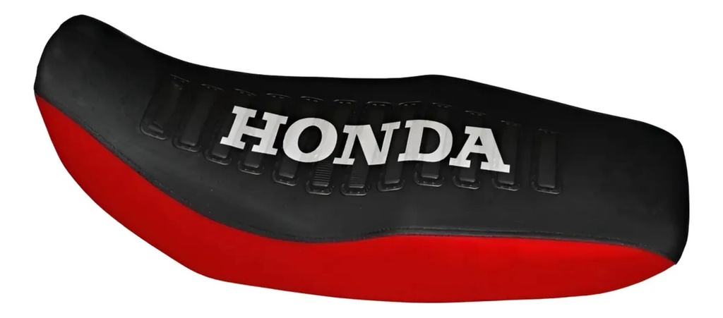 Funda De Asiento Honda Cg Titan 150 Tc4 Estampado Negro/rojo Negro/rojo